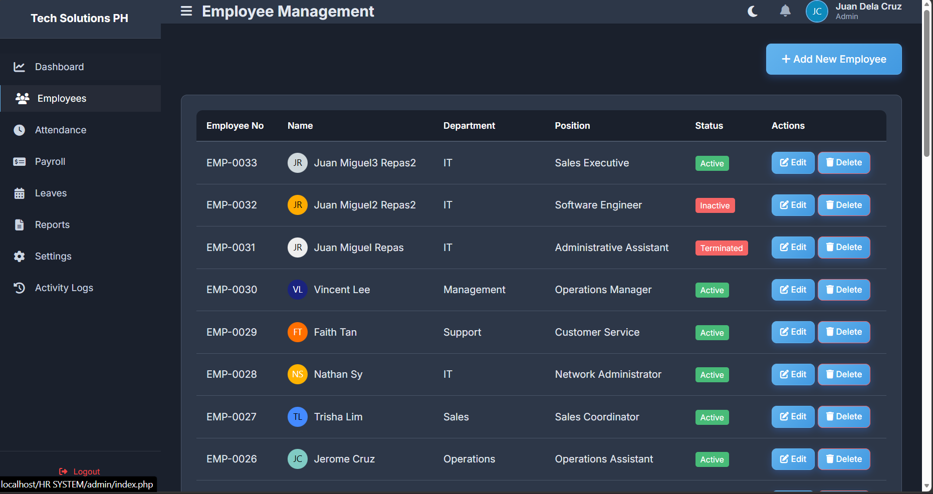 HR System 3